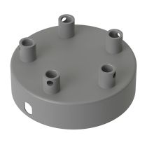 Calex 940086 Metal Ceiling Rose Concrete 100mm 5 holes