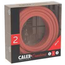 Calex 940228 1.5M Orange Fabric Pendant Cable