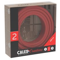 Calex 940232 1.5M Red Fabric Pendant Cable
