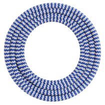 Calex 940236 1.5M Blue/White Fabric Pendant Cable
