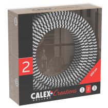 Calex 940244 1.5M Black/White Fabric Pendant Cable