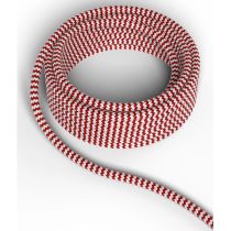 Calex 940276 3M Red/White Fabric Pendant Cable 