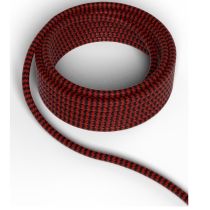 Calex 940282 3M Red/Black Fabric Pendant Cable