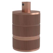 Calex 940422  Matt Copper Aluminium Pendant Lamp Holder 3 Rings Model