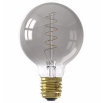 Calex Globe G80 LED lamp 240V 4W 2100K Titanium Dimmable