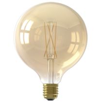 Calex LED LongFilament Globe 240V 6W  E27 G125 Gold 2100K Dimmable