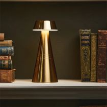 Lightsave Charm Empire Cordless Table Lamp Brass