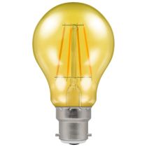 Crompton 13797  4.5W Yellow LED Filament Harlequin GLS/A60 Bulb B22