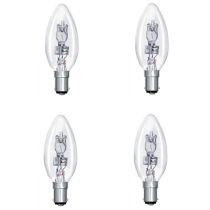 18w Halogen SBC Candle - 4 PACK