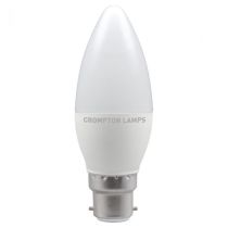Crompton 4610 LED Candle Thermal Plastic Clear 6.5W 2700K BC-B22