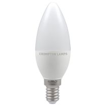 Crompton 11489 LED Candle Thermal Plastic Opal 5.5W 6500K SES - E14