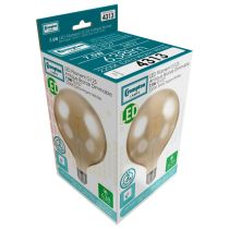 Crompton 7.5W Dimmable LED Filament 125mm Globe 2200k ES-E27