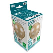Crompton LED Filament Globe 80mm Dimmable 5w 240v 2200k ES-E27