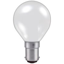 Crompton Professional 60W Incandescent SBC Opal Golf Ball Bulb 10 Pack