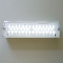 Eterna 7W LED Maintained Emergency Bulkhead with Signs