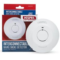 HiSPEC Mains Linkable Smoke Detector with Backup 9V Battery