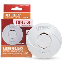 HiSPEC Mains Linkable Heat Detector with 9V Backup Battery