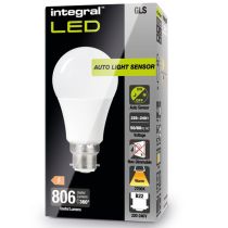 Ledvance 8.8W LED Dusk till Dawn Motion Sensor GLS/A60 Light Bulb 