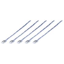 Integral Connector to 150mm Wire for 8mm Single Colour LED COB Strip 5PACK