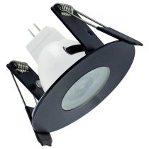Integral LED Black Round Mini Fire-Rated Downlight