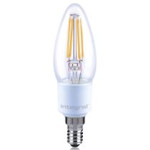 Integral LED 4.5W Candle SES (E14) 3000K Clear Finish