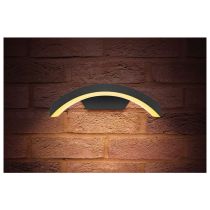 Integral LED Outdoor Curve Wall Light 7.5W 3000K 360lm IP54