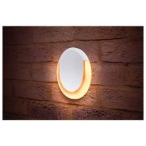 Integral LED Outdoor Lunox Wall Light 13W 3000K 700lm IP54 - White