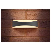 Integral LED Outdoor Wave Wall Light 7W 3000K 310lm IP65