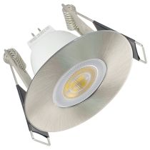 Integral LED Satin Nickel Round Mini Fire-Rated Downlight