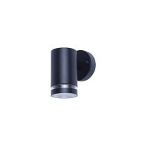Integral Outdoor Stainless Steel Down Wall Light IP65 1 X GU10  Black