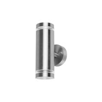 Integral Outdoor Stainless Steel Up And Down Wall Light IP65 2 X GU10 Steel