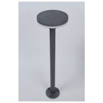 Kosnic Medium Grey Tarkine 4000K LED Solar Powered Aluminium Outdoor Bollard