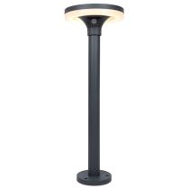 Kosnic Medium Grey Tarkine 4000K LED Solar Powered Aluminium Outdoor Bollard