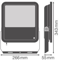 Ledvance 83W Performance Class LED Photocell Floodlight 4000K IP66