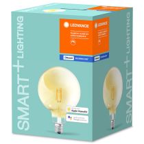 Ledvance Smart+ Bluetooth 5.5W Filament Globe Amber Gold Dim G125 E27 600lm 220-240V