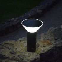 Lumena 380mm Olympia Pro-Solar Pedestal Warm White (Internal Base) 
