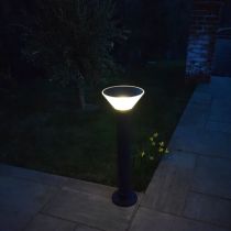 Lumena 800mm Olympia Pro-Solar Pedestal Warm White (External Base)