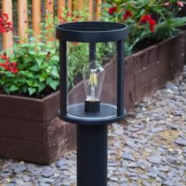 Lumena Edisol Pro-Solar 800mm Path Light Black - (3000K) Warm White
