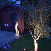 Lumena Solspike 7W LED Solar Spike Lights (3000K) - 3 Pack