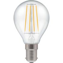 Megaman LED B15 Clear Filament Dimmable Golfball 4W Warm White