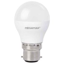 Megaman LED B22 Opal Golfball 2.9W Warm White