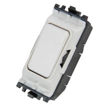 MK K4881White 10A Single Pole 2 Way Grid Switch