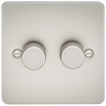 ML Accessories Pearl 2 Gang 2-Way 10-200W (5-150W LED) Intelligent Dimmer