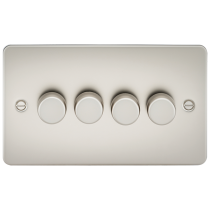 ML Accessories Pearl 4 Gang 2-Way 10-200W (5-150W LED) Intelligent Dimmer