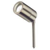 MLA Knightsbridge GU10SPIKEL Stainless Steel GU10 Ground Spike Light Fitting with 2m Cable IP65 35W