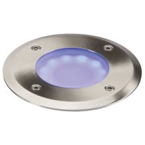 ML Knightsbridge LEDM08B1 Blue LED In Ground/Decking Walkover Drive Over Light IP65 1.2W 230V
