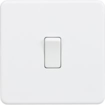 MLA Screwless 20A 1G DP Switch - Matt White