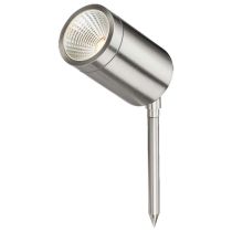 ML Knightsbridge SPIKE5S Stainless Steel LED Garden Spike Light White 3500K IP65 6W 230V