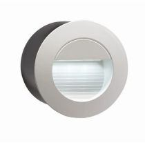 ML Knightsbridge NH020W White Aluminium Recessed SMD LED Round Guide Light IP54 1.2W 230V