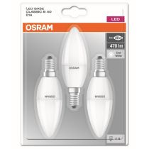 Osram LED Candle 5W E14 4000K Pack of 3